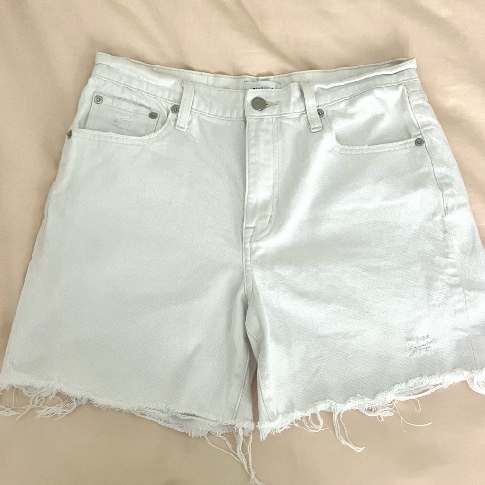 Pistola White Denim Shorts